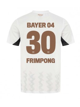 Bayer Leverkusen Jeremie Frimpong #30 Replika Borta Kläder 2024-25 Kortärmad